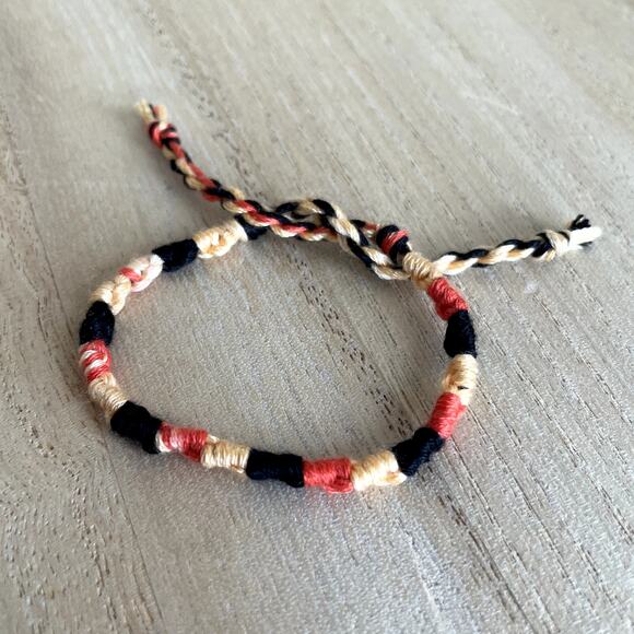 Marilla Bracelet anklet trendy comfortable tie embroidery thread woven gift - Picture 1 of 1